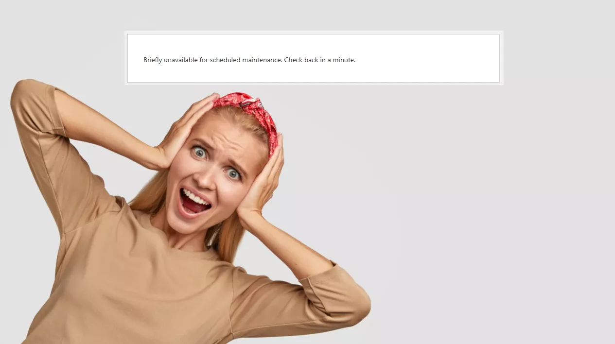 Briefly unavailable for scheduled maintenance.